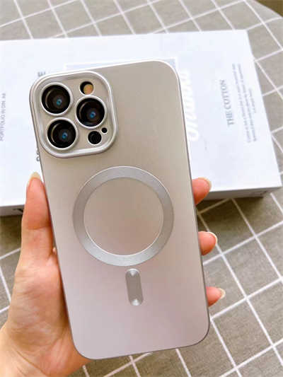 Phone accessories personalized iPhone 15 case metal paint electroplated case