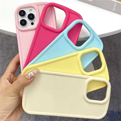 Mobile phone accessories traders iPhone 15 case Macaron colorful TPU case